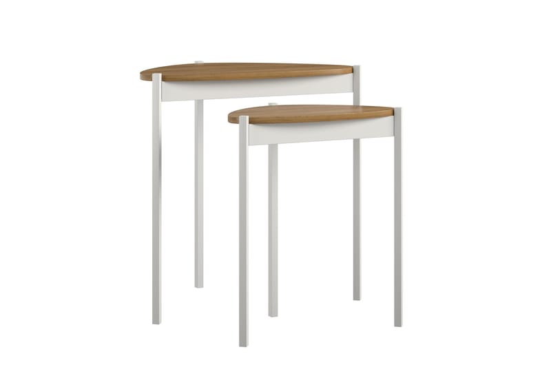 Sivupöytä Tallulah - Valkoinen - Huonekalut - Pöytä & ruokailuryhmä - Apupöytä & sivupöytä - Lamppupöytä