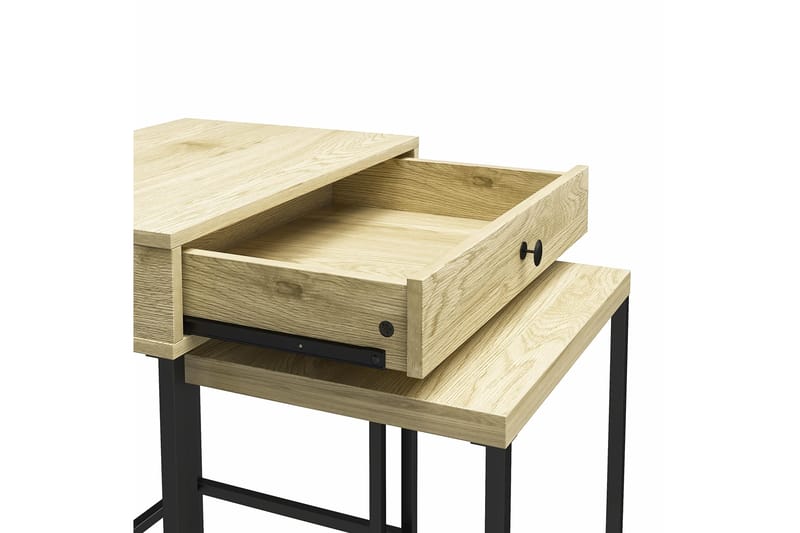 Sivupöytä Tamlin 56x40 cm Ruskea - Novogratz - Huonekalut - Pöytä & ruokailuryhmä - Apupöytä & sivupöytä - Lamppupöytä