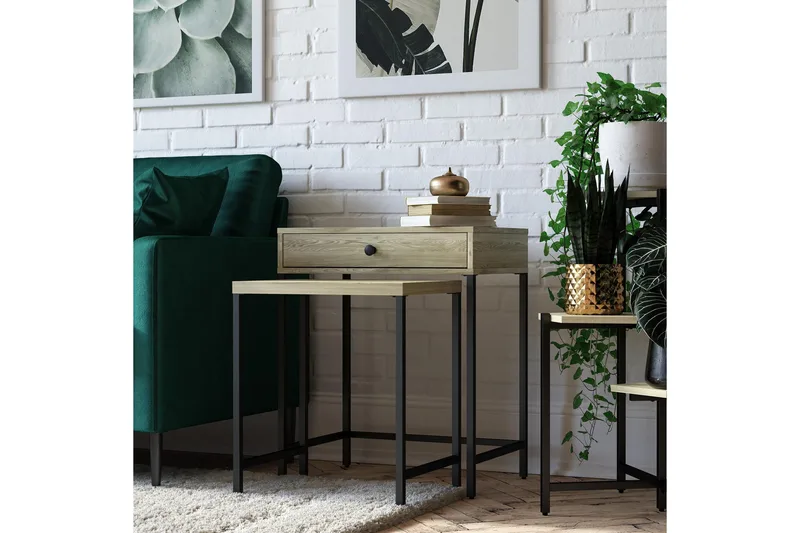 Sivupöytä Tamlin 56x40 cm Ruskea, Novogratz