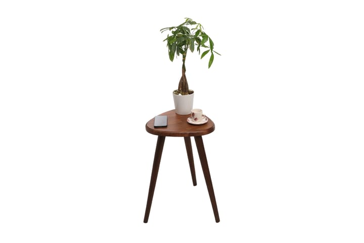 Sivupöytä Tylerin 38x60x38 cm Pyöreä - Ruskea - Tarjotinpöytä & pikkupöytä - Lamppupöytä