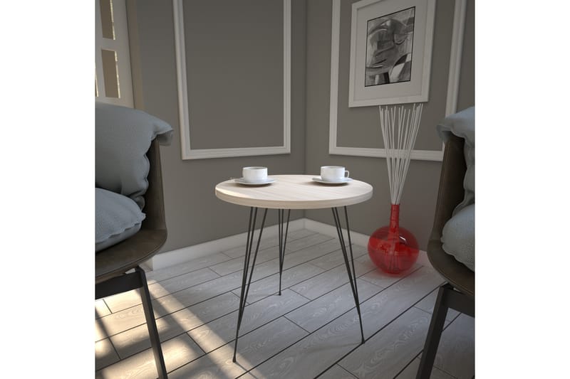 Sivupöytä Ubbeboda 40 cm - Beige - Huonekalut - Pöytä & ruokailuryhmä - Apupöytä & sivupöytä - Lamppupöytä