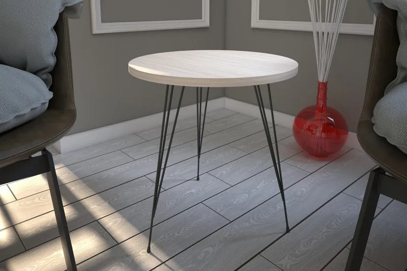 Sivupöytä Ubbeboda 40 cm - Beige - Huonekalut - Pöytä & ruokailuryhmä - Apupöytä & sivupöytä - Lamppupöytä