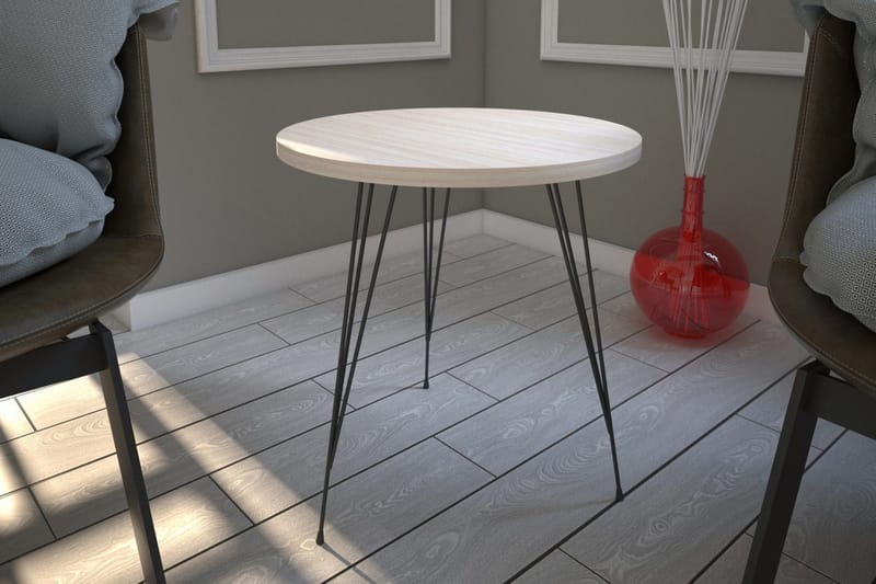 Sivupöytä Ubbeboda 40 cm - Beige - Huonekalut - Pöytä & ruokailuryhmä - Apupöytä & sivupöytä - Lamppupöytä