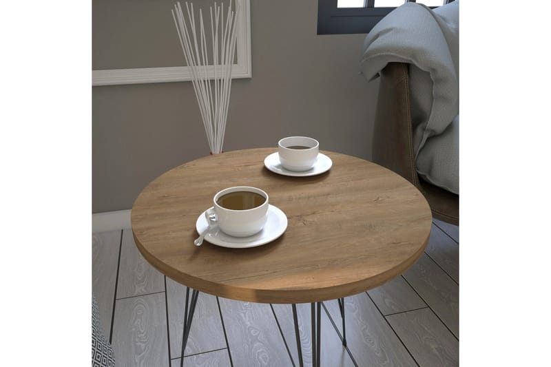 Sivupöytä Ubbeboda 40 cm - Ruskea - Huonekalut - Pöytä & ruokailuryhmä - Apupöytä & sivupöytä - Lamppupöytä