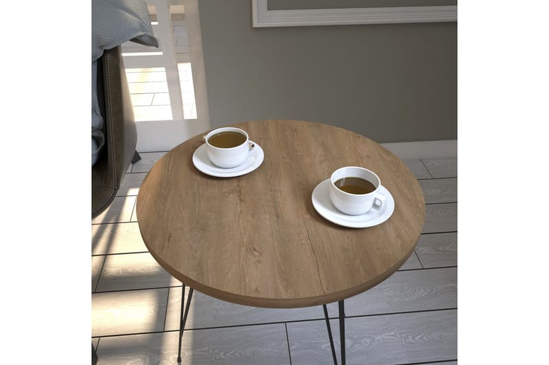 Sivupöytä Ubbeboda 40 cm - Ruskea - Huonekalut - Pöytä & ruokailuryhmä - Apupöytä & sivupöytä - Lamppupöytä