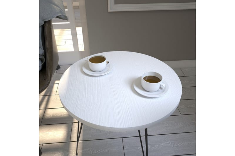 Sivupöytä Ubbeboda 40 cm - Valkoinen - Huonekalut - Pöytä & ruokailuryhmä - Apupöytä & sivupöytä - Lamppupöytä