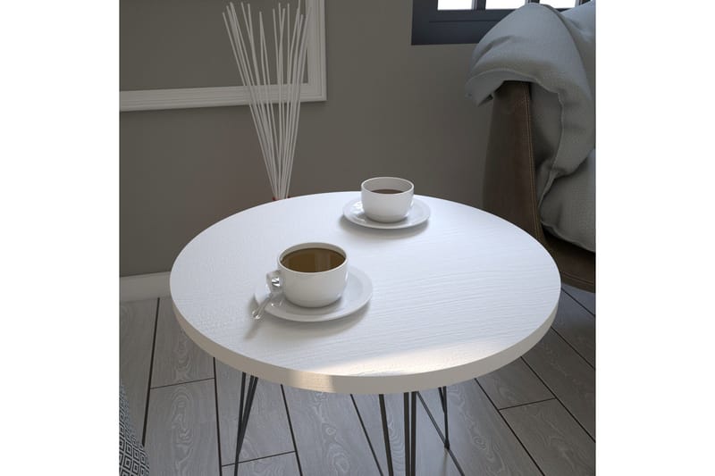 Sivupöytä Ubbeboda 40 cm - Valkoinen - Huonekalut - Pöytä & ruokailuryhmä - Apupöytä & sivupöytä - Lamppupöytä