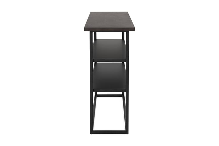 Sivupöytä Valdex 40 cm - Tummanruskea/Mattamusta - Tarjotinpöytä & pikkupöytä - Lamppupöytä