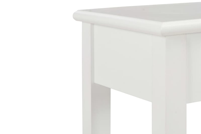 Sivupöytä valkoinen 110x35x80 cm puu - Valkoinen - Huonekalut - Pöytä & ruokailuryhmä - Apupöytä & sivupöytä - Lamppupöytä