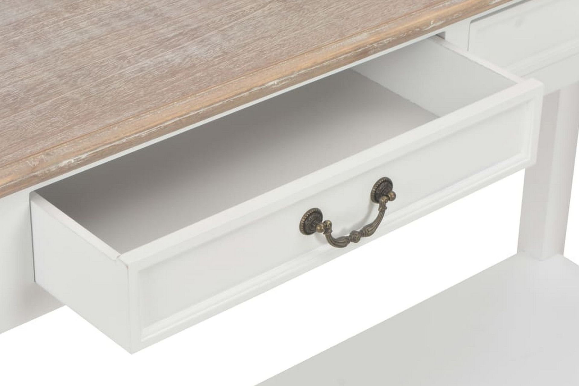 Sivupöytä valkoinen 110x35x80 cm puu - Valkoinen - Huonekalut - Pöytä & ruokailuryhmä - Apupöytä & sivupöytä - Lamppupöytä