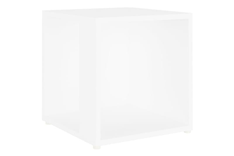 Sivupöytä valkoinen 33x33x34,5 cm lastulevy - Valkoinen - Huonekalut - Pöytä & ruokailuryhmä - Apupöytä & sivupöytä - Lamppupöytä