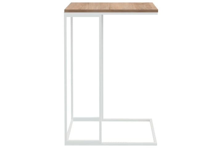 Sivupöytä valkoinen 40x30x59 cm lastulevy - Valkoinen - Lamppupöytä - Tarjotinpöytä & pikkupöytä