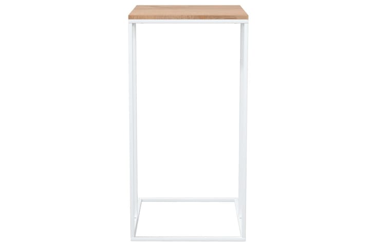 Sivupöytä valkoinen 40x30x59 cm tekninen puu - Valkoinen - Tarjotinpöytä & pikkupöytä - Lamppupöytä
