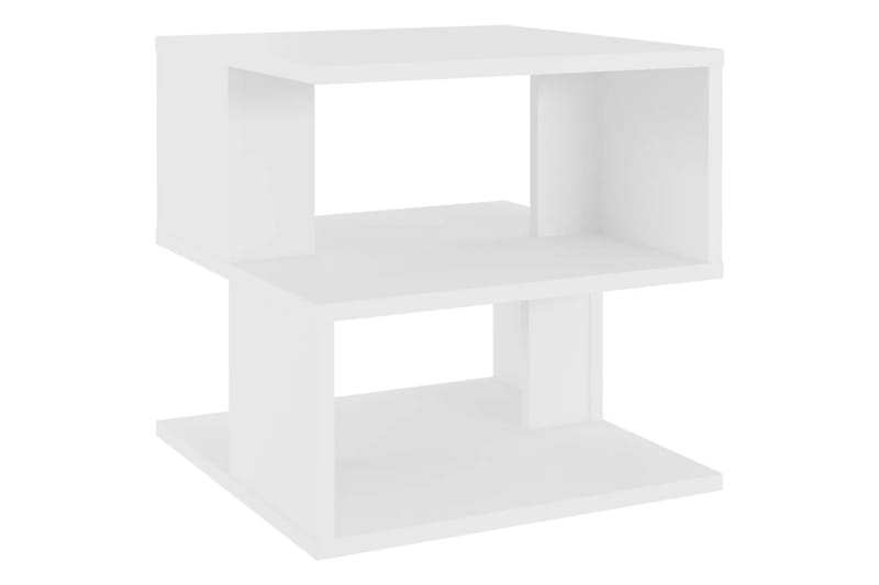 Sivupöytä valkoinen 40x40x40 cm lastulevy - Huonekalut - Pöytä & ruokailuryhmä - Apupöytä & sivupöytä - Lamppupöytä