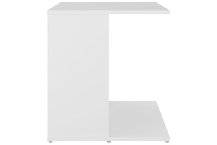 Sivupöytä valkoinen 45x45x48 cm lastulevy - Valkoinen - Lamppupöytä - Tarjotinpöytä & pikkupöytä