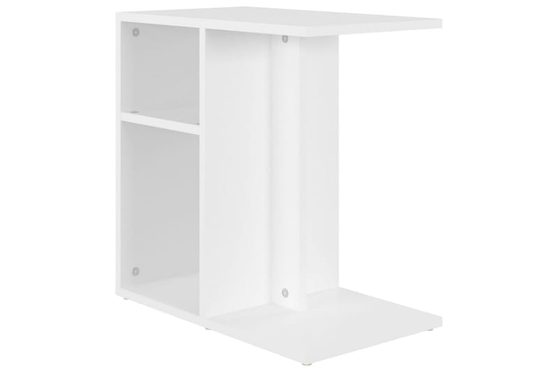 Sivupöytä valkoinen 50x30x50 cm lastulevy - Huonekalut - Pöytä & ruokailuryhmä - Apupöytä & sivupöytä - Lamppupöytä