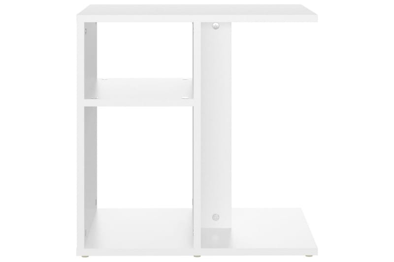 Sivupöytä valkoinen 50x30x50 cm lastulevy - Huonekalut - Pöytä & ruokailuryhmä - Apupöytä & sivupöytä - Lamppupöytä