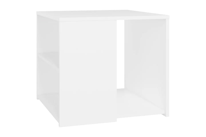 Sivupöytä valkoinen 50x50x45 cm lastulevy - Lamppupöytä - Tarjotinpöytä & pikkupöytä