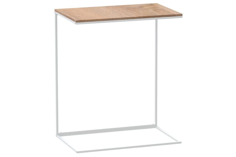 Sivupöytä valkoinen 55x35x66 cm tekninen puu - Valkoinen - Huonekalut - Pöytä & ruokailuryhmä - Apupöytä & sivupöytä - Lamppupöytä
