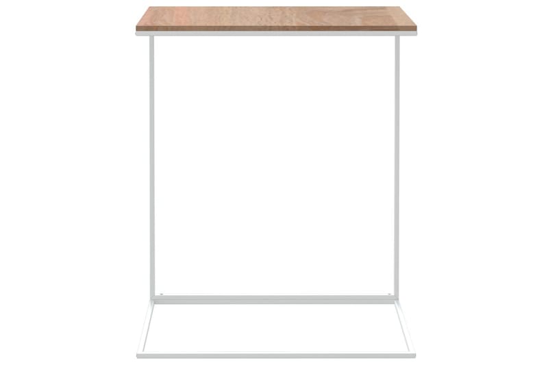 Sivupöytä valkoinen 55x35x66 cm tekninen puu - Valkoinen - Huonekalut - Pöytä & ruokailuryhmä - Apupöytä & sivupöytä - Lamppupöytä