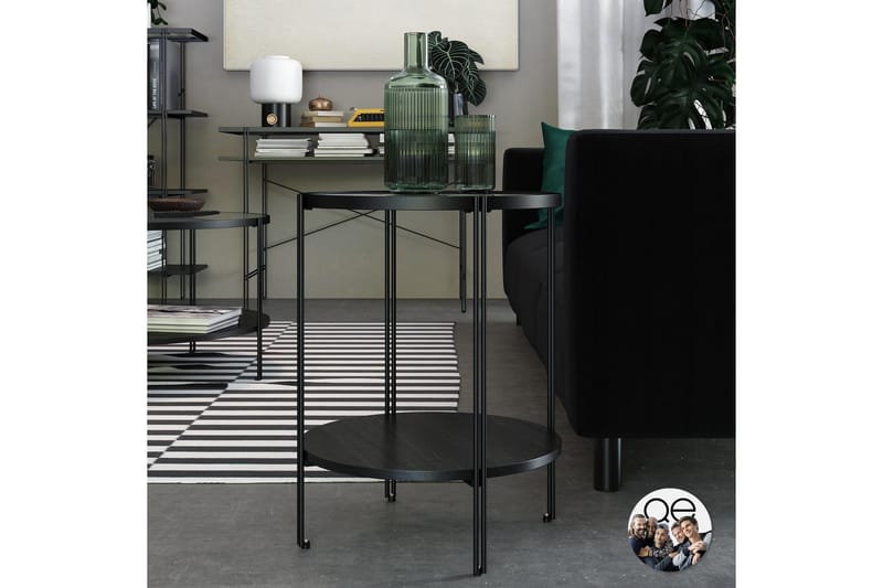 Sivupöytä Wainright - Musta - Huonekalut - Pöytä & ruokailuryhmä - Apupöytä & sivupöytä - Lamppupöytä