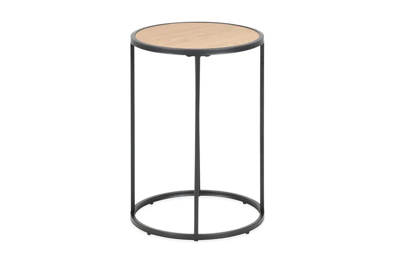 Sivupöytä Walmon, Musta/Ruskea