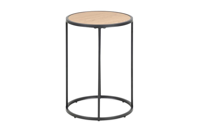 Sivupöytä Walmon, Musta/Ruskea