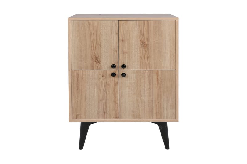 Sivupöytä Wynch 70 cm, Luonnonväri/Musta