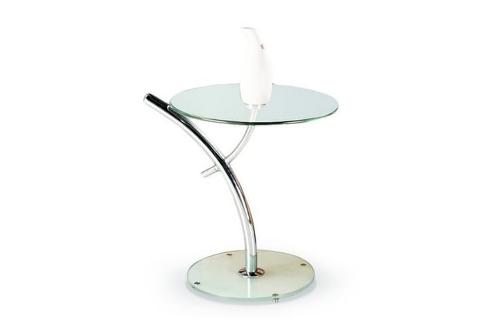 Sivupöytä Posnick 50 cm Pyöreä - Lasi - Tarjotinpöytä & pikkupöytä - Lamppupöytä