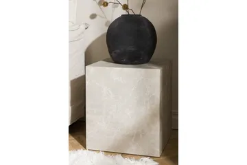 Travertin Sivupöytä York 40x40x45 cm - Beige - Huonekalut - Pöytä & ruokailuryhmä - Apupöytä & sivupöytä - Tarjotinpöytä & pikkupöytä