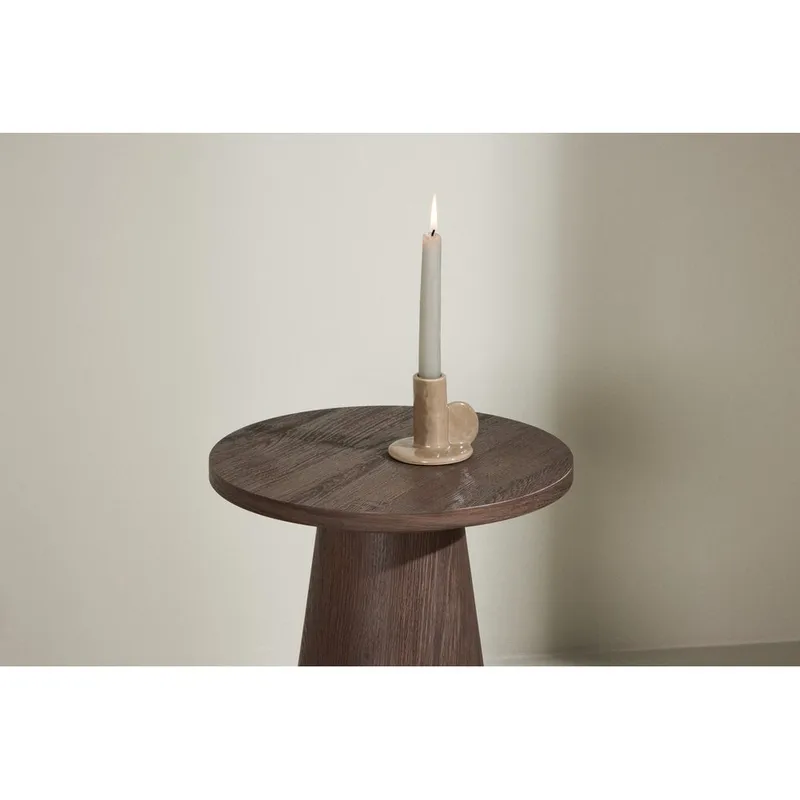 Lanzo Sivupöytä 35 cm - Mokkanahka - Huonekalut - Pöytä & ruokailuryhmä - Apupöytä & sivupöytä - Tarjotinpöytä & pikkupöytä