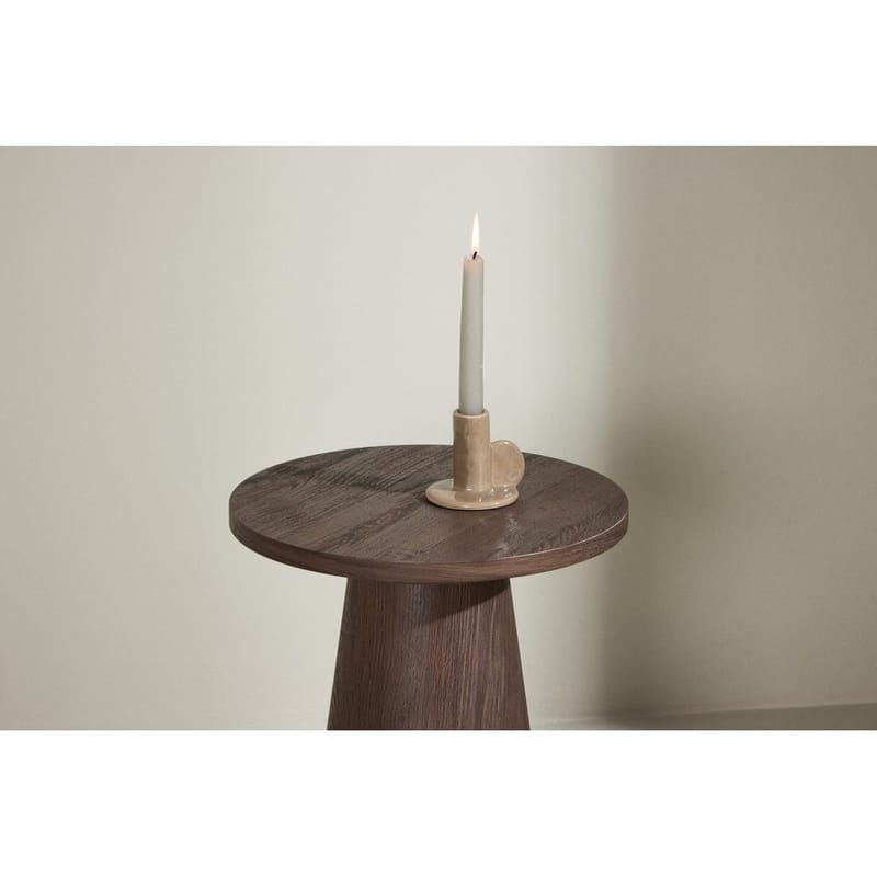 Lanzo Sivupöytä 35 cm - Mokkanahka - Huonekalut - Pöytä & ruokailuryhmä - Apupöytä & sivupöytä - Tarjotinpöytä & pikkupöytä