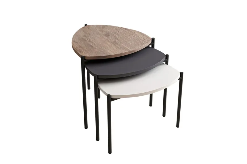 Lenny Sarjapöytä, Valkoinen/Antrasiitti/Pähkinäpuu