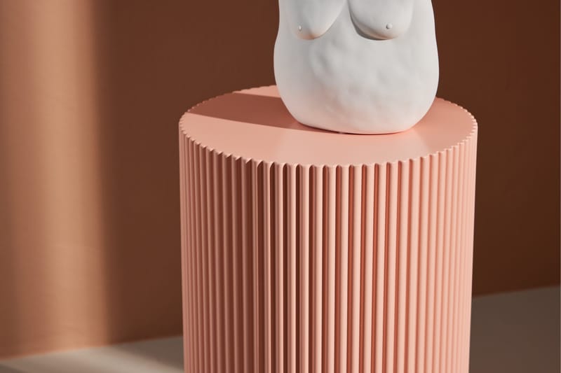 Lenox Sivupöytä 30,5 cm - Roosa - Huonekalut - Pöytä & ruokailuryhmä - Apupöytä & sivupöytä - Tarjotinpöytä & pikkupöytä