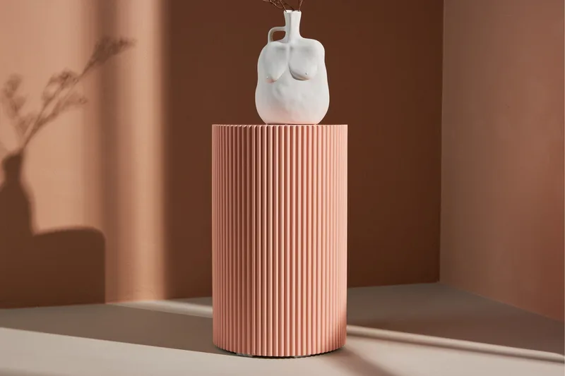 Lenox Sivupöytä 30,5 cm - Roosa - Huonekalut - Pöytä & ruokailuryhmä - Apupöytä & sivupöytä - Tarjotinpöytä & pikkupöytä