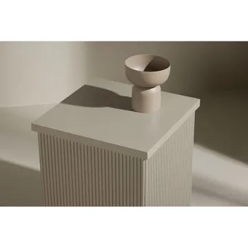 Lenox Sivupöytä 40 cm - Beige - Huonekalut - Pöytä & ruokailuryhmä - Apupöytä & sivupöytä - Tarjotinpöytä & pikkupöytä
