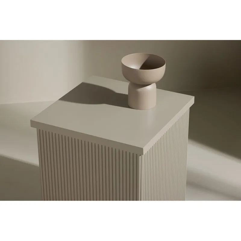 Lenox Sivupöytä 40 cm - Beige - Huonekalut - Pöytä & ruokailuryhmä - Apupöytä & sivupöytä - Tarjotinpöytä & pikkupöytä