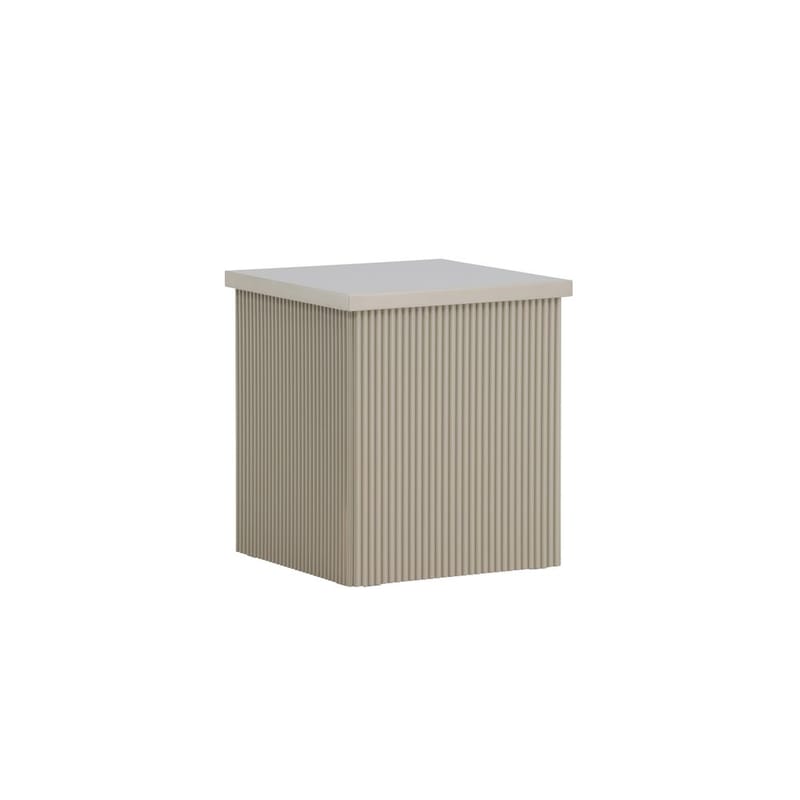Lenox Sivupöytä 40 cm - Beige - Huonekalut - Pöytä & ruokailuryhmä - Apupöytä & sivupöytä - Tarjotinpöytä & pikkupöytä