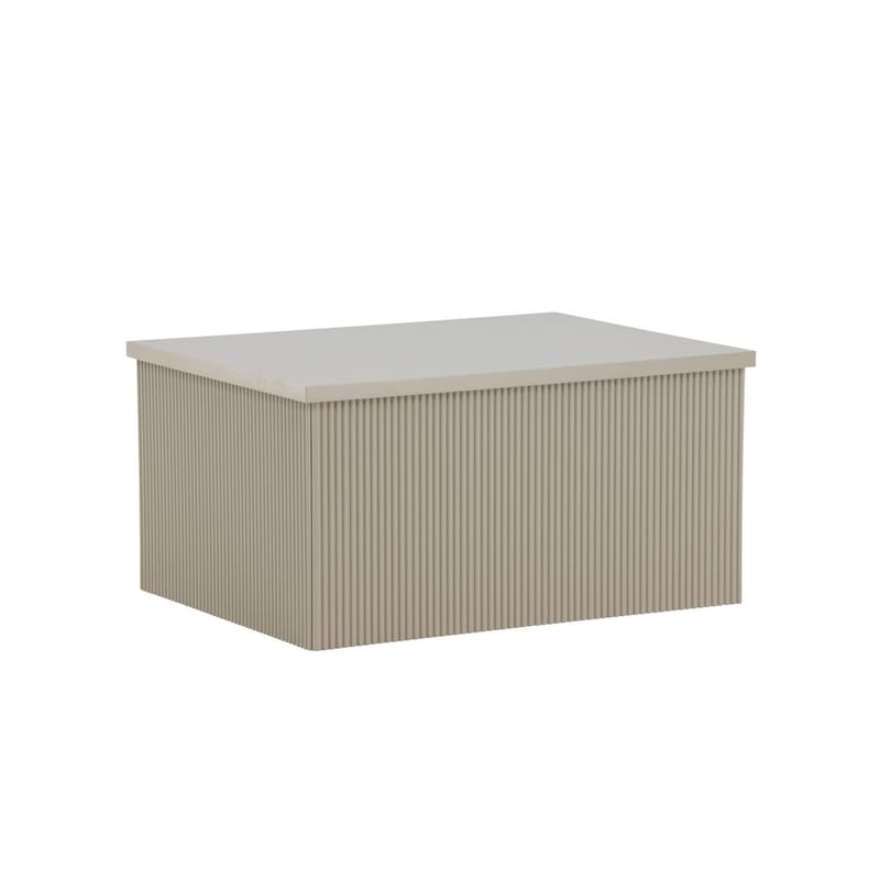 Lenox Sivupöytä 80 cm - Beige - Huonekalut - Pöytä & ruokailuryhmä - Apupöytä & sivupöytä - Tarjotinpöytä & pikkupöytä