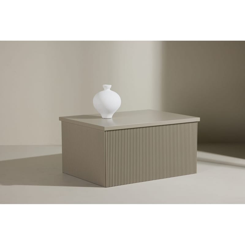 Lenox Sivupöytä 80 cm - Beige - Huonekalut - Pöytä & ruokailuryhmä - Apupöytä & sivupöytä - Tarjotinpöytä & pikkupöytä