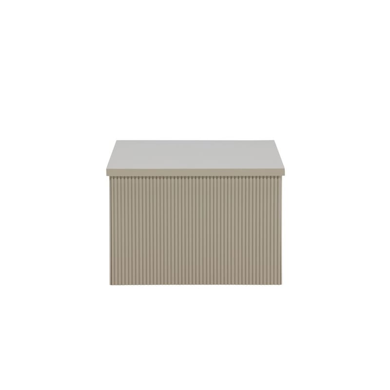 Lenox Sivupöytä 80 cm - Beige - Huonekalut - Pöytä & ruokailuryhmä - Apupöytä & sivupöytä - Tarjotinpöytä & pikkupöytä
