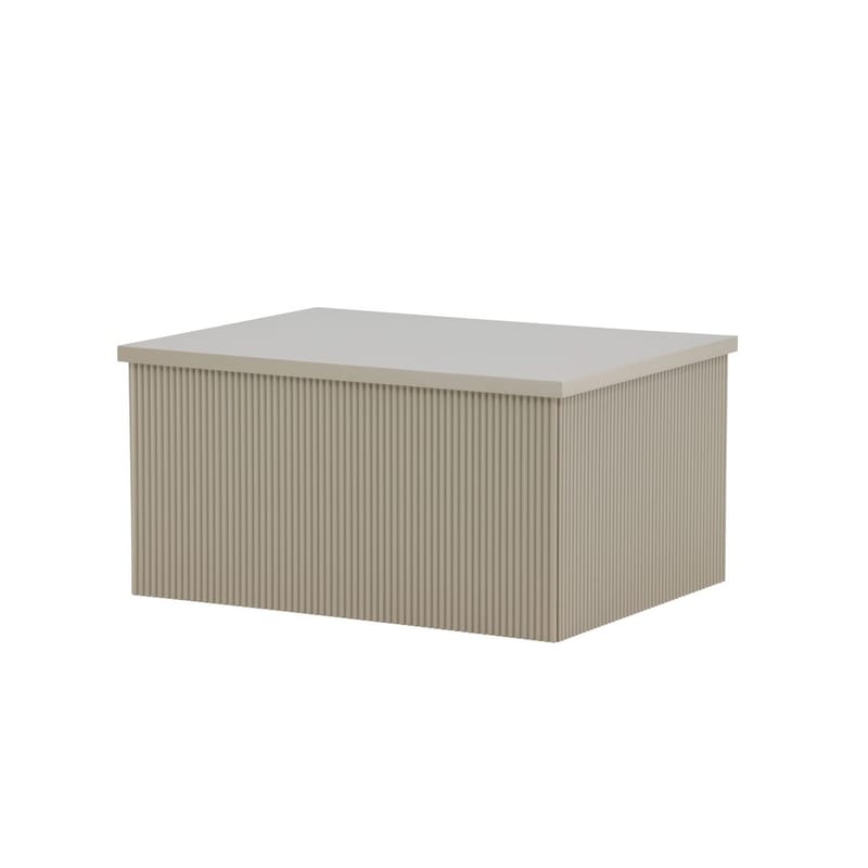Lenox Sivupöytä 80 cm - Beige - Huonekalut - Pöytä & ruokailuryhmä - Apupöytä & sivupöytä - Tarjotinpöytä & pikkupöytä