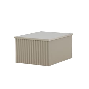 Lenox Sivupöytä 80 cm - Beige - Huonekalut - Pöytä & ruokailuryhmä - Apupöytä & sivupöytä - Tarjotinpöytä & pikkupöytä