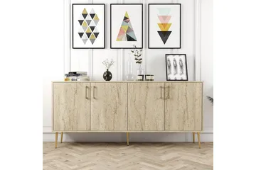 Levents Konsolipöytä 180 cm - Beige - Huonekalut - Pöytä & ruokailuryhmä - Apupöytä & sivupöytä - Eteispöytä