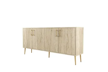 Levents Konsolipöytä 180 cm - Beige - Huonekalut - Pöytä & ruokailuryhmä - Apupöytä & sivupöytä - Eteispöytä