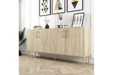 Levents Konsolipöytä 180 cm - Beige - Huonekalut - Pöytä & ruokailuryhmä - Apupöytä & sivupöytä - Eteispöytä