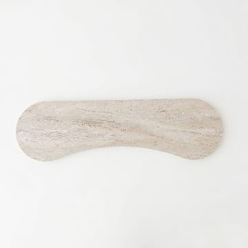 Lipasto Homitis Zen (120 x 75 x 35 cm) Travertiini, pähkinä - Travertiini ja pähkinä - Huonekalut - Pöytä & ruokailuryhmä - Apupöytä & sivupöytä - Tarjotinpöytä & pikkupöytä