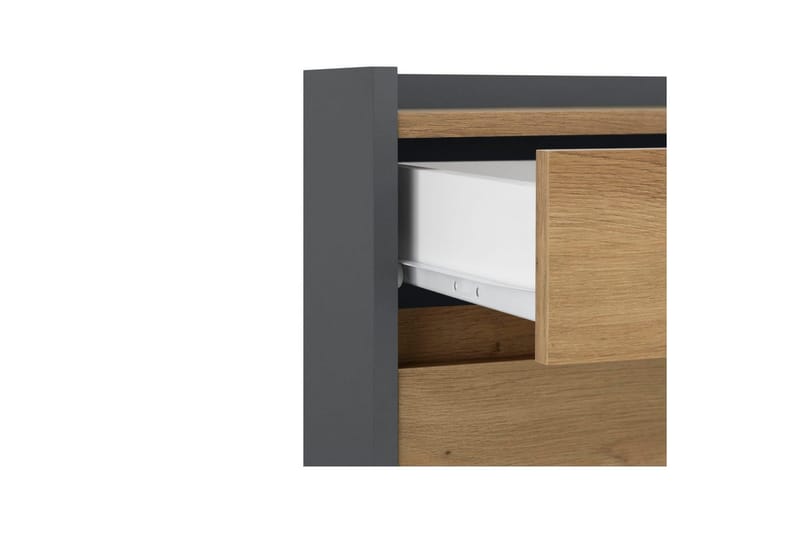 Lipasto Kosmo Antrasiitti/Tammi, 4 laatikkoa - Antrasiitti/Tammi, 4 laatikkoa - Säilytys - Säilytyskalusteet - Lipasto