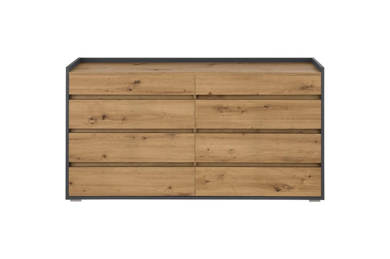 Lipasto Kosmo Antrasiitti/Tammi, 8 laatikkoa - Antrasiitti/Tammi, 8 laatikkoa - Huonekalut - Pöytä & ruokailuryhmä - Apupöytä & sivupöytä - Eteispöytä