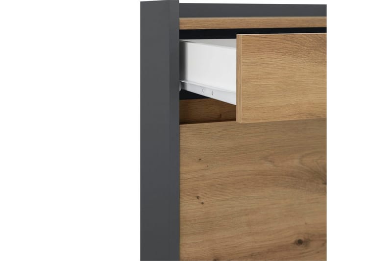 Lipasto Kosmo Antrasiitti/Tammi, 8 laatikkoa - Antrasiitti/Tammi, 8 laatikkoa - Huonekalut - Pöytä & ruokailuryhmä - Apupöytä & sivupöytä - Eteispöytä